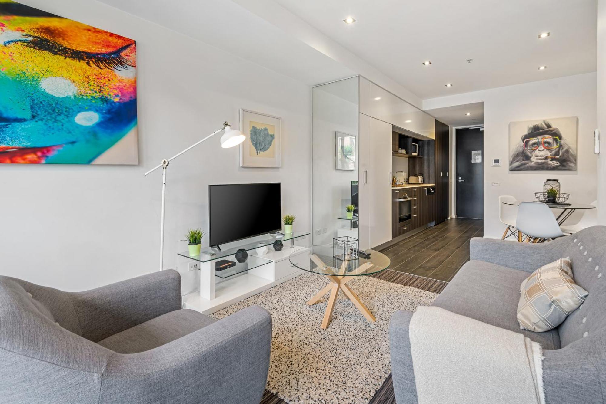 Complete Host Halo Apartments Melbourne Szoba fotó