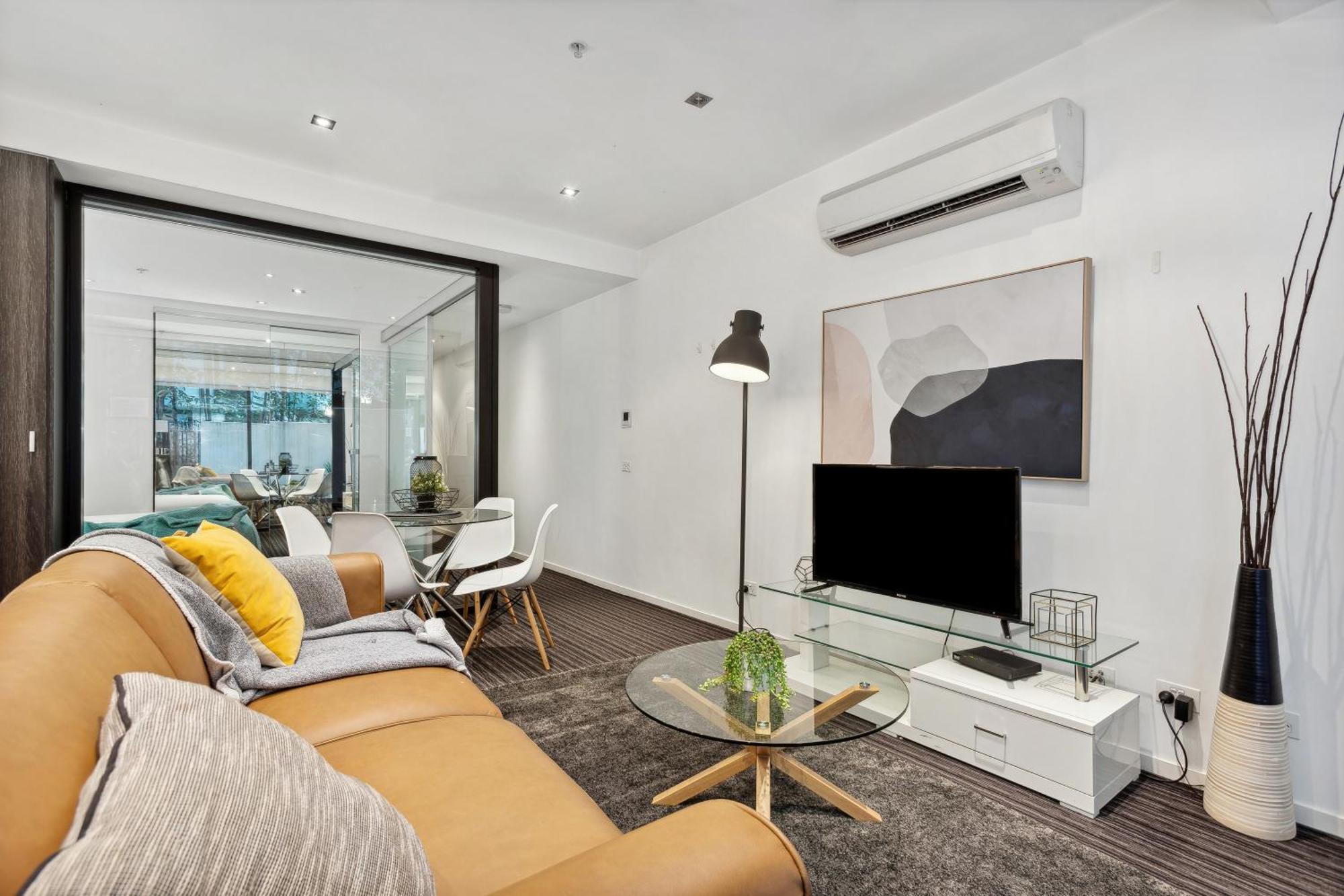 Complete Host Halo Apartments Melbourne Szoba fotó
