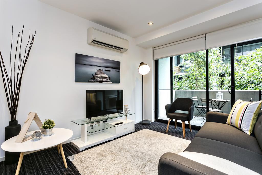 Complete Host Halo Apartments Melbourne Szoba fotó